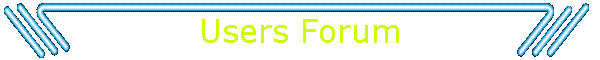 Users Forum